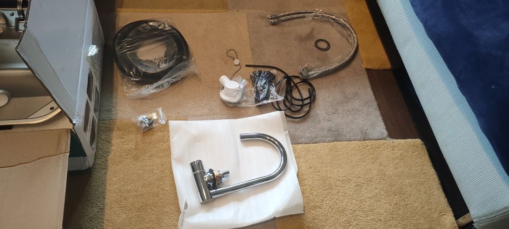 Zlew do kampera - zestaw