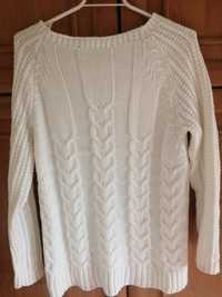 Sweter w warkocze s/m