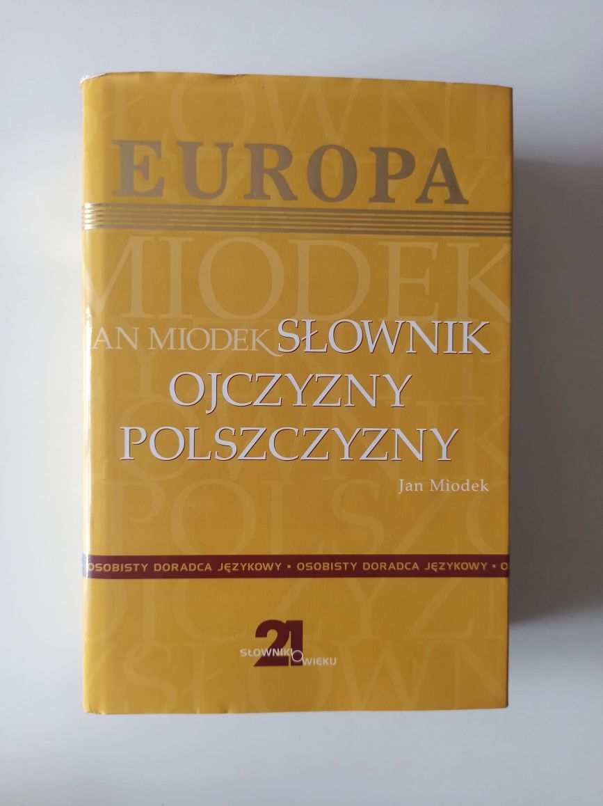 Słownik ojczyzny polszczyzny Jan Miodek