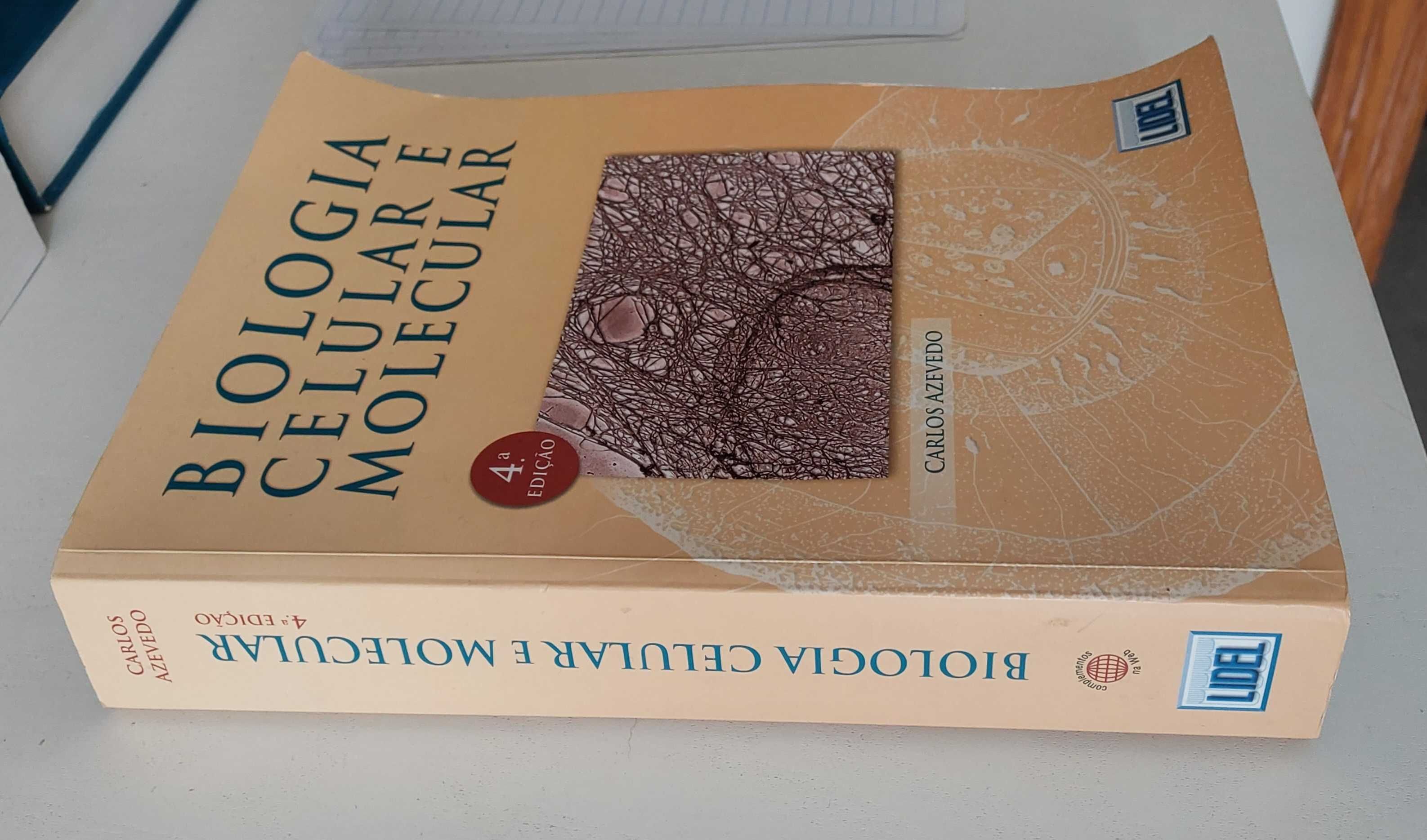 Livro Biologia Celular e Molecular, de Carlos Azevedo - livro técnico