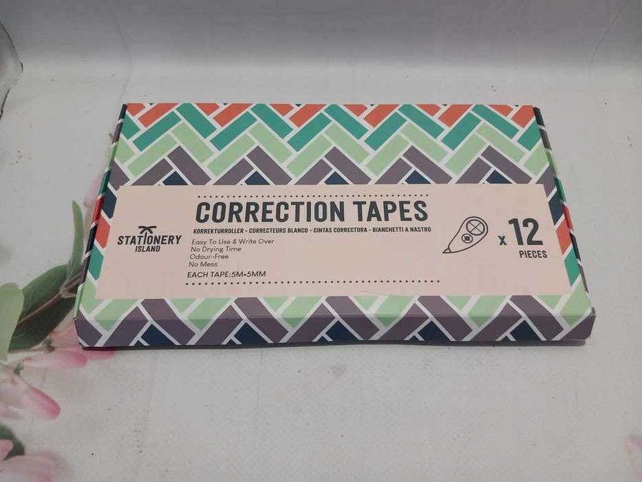 Korektor na taśmie, myszka stationer 5mx5mm zestaw 11szt