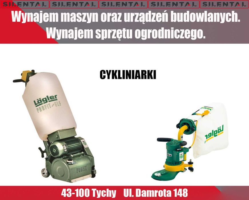 Cykliniarka do parkietu drewna podłóg Lagler Profit Flip wynajem TYCHY