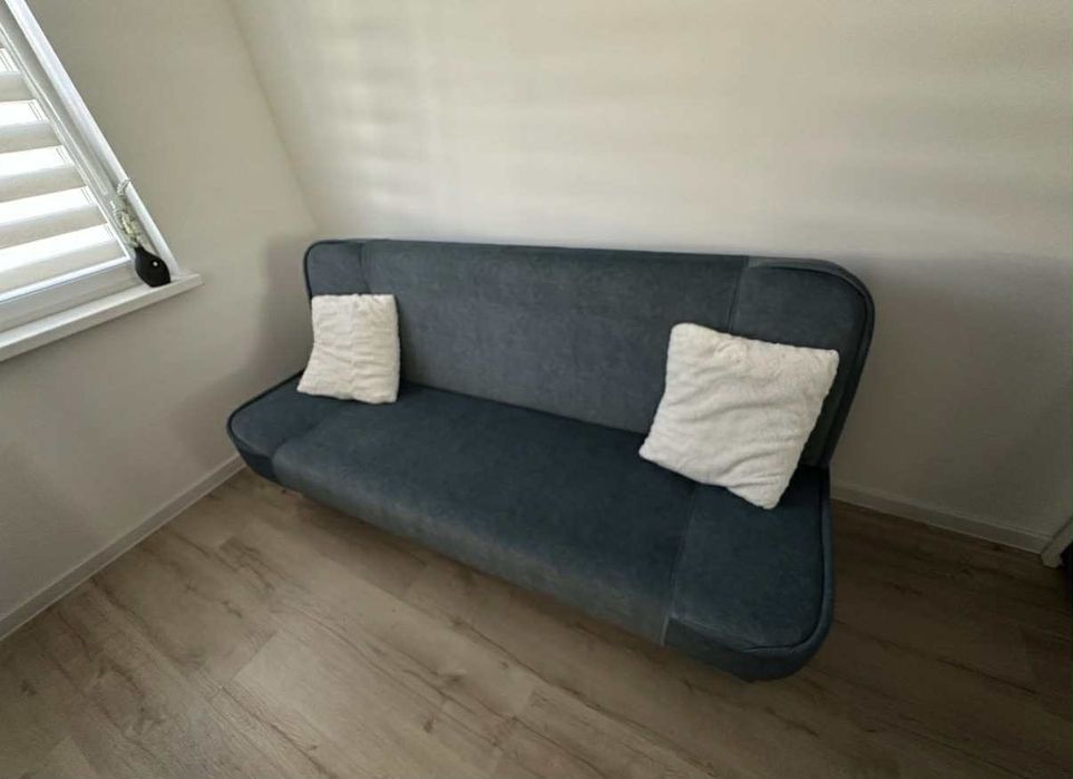 Kanapa, sofa, turkusowa, 6msc temu kupiona, super stan