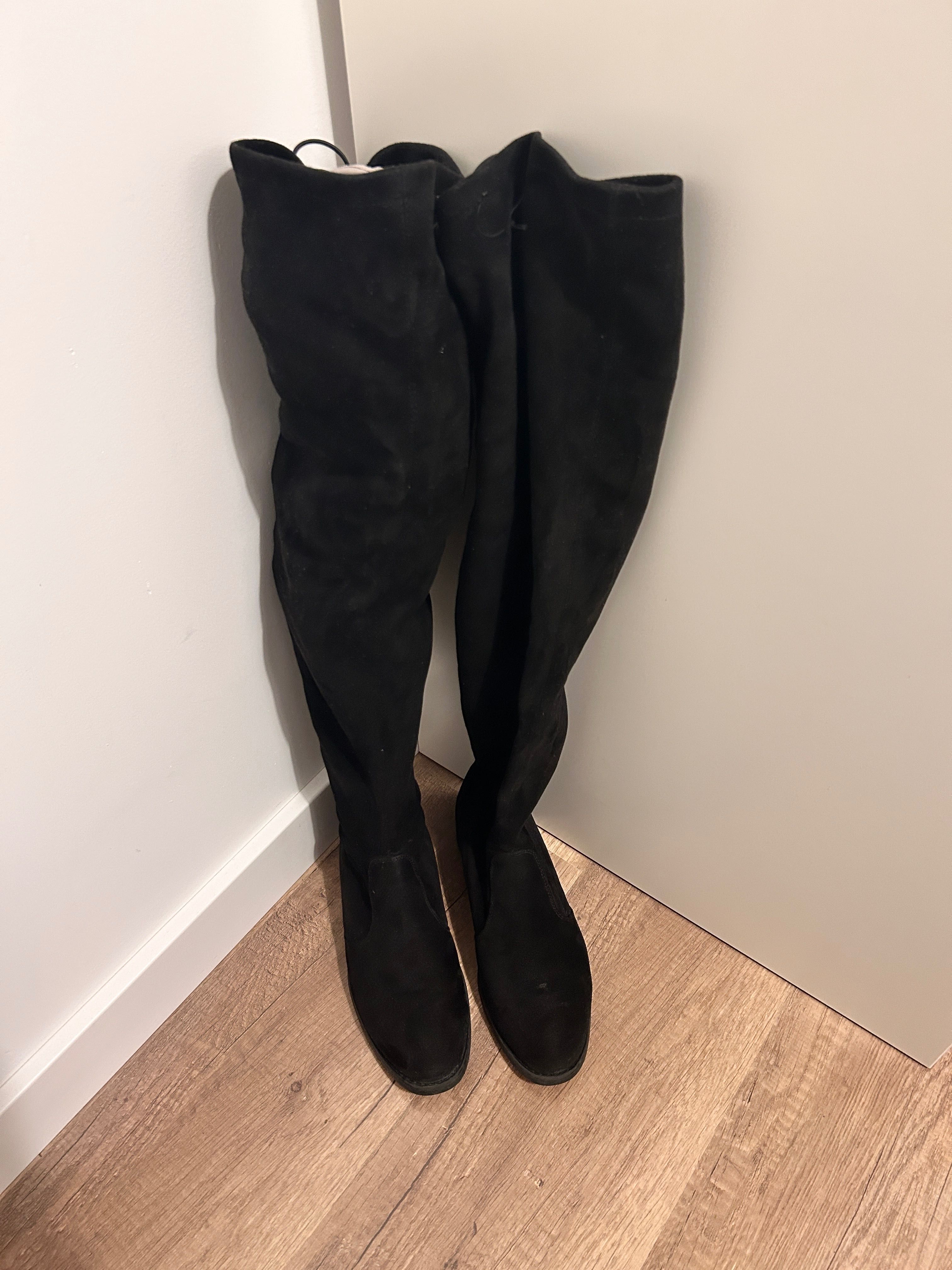 Buty muszkieterki czarne