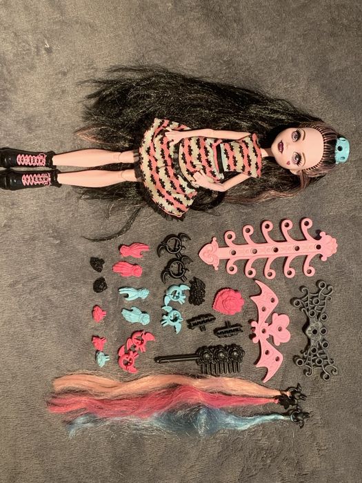 Льляка monster high Дракулаура з зміною зачісок,оригінал кукла