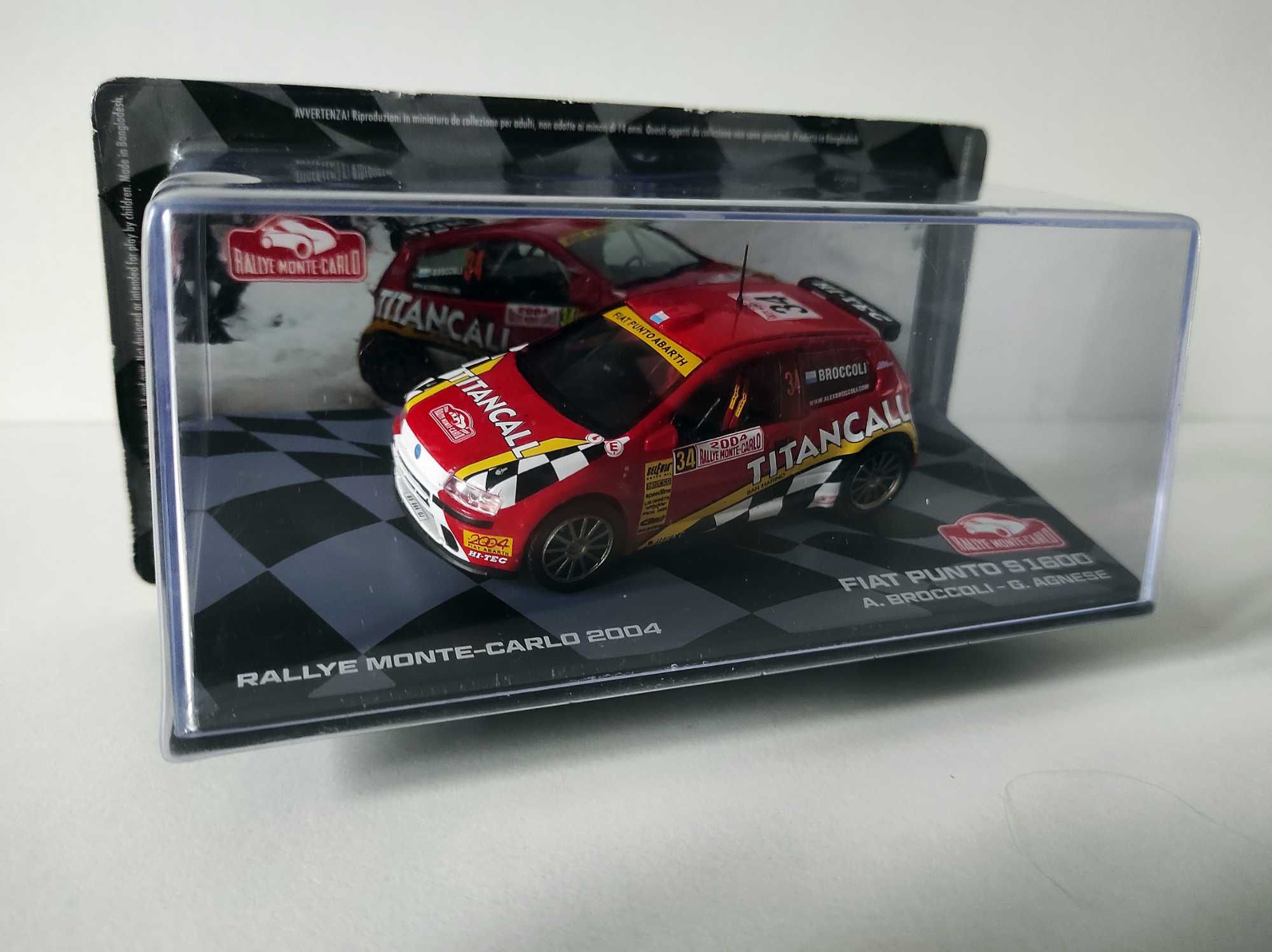 Fiat Punto S1600 Rally Monte Carlo 2004 A. Broccoli 1:43