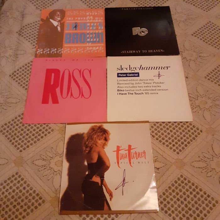 Maxi Single - James Brown, Tina Turner, The Long Ryders e outros