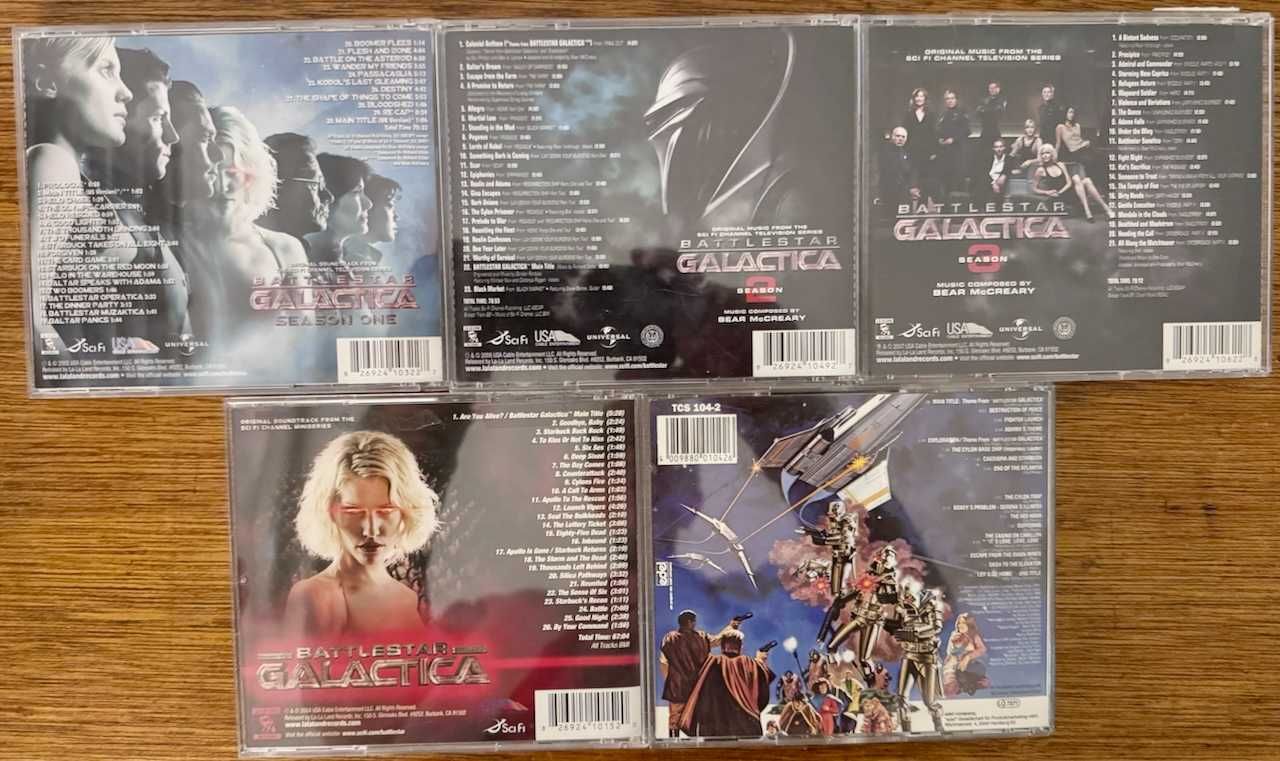 5 CDs - Bandas Sonoras - Série TV Galactica
