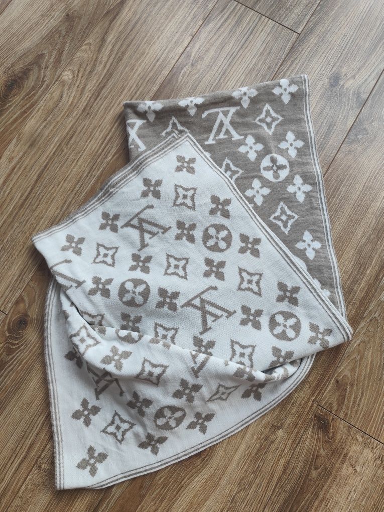 Szal szalik LV Louis Vuitton nowy bawełna mega jakość