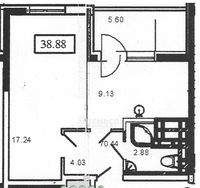 Продам СВОЮ 1 комнатную квартиру в новом сданном доме на Таирова