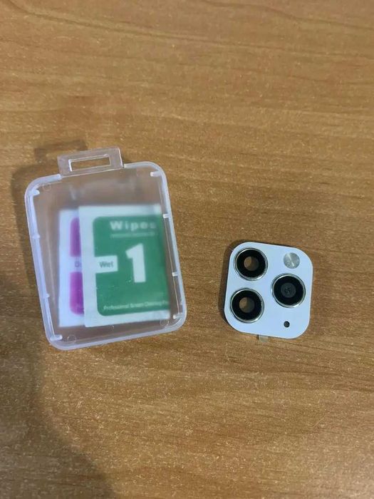 Накладка на камеру iPhone X  XS в стилі iPhone 11 pro чорна