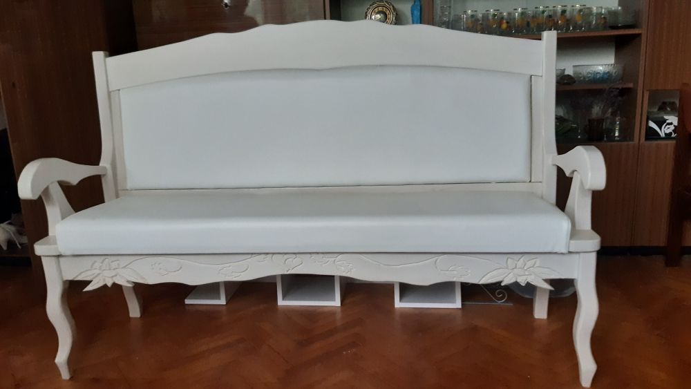 Ławka dębowa rzeźbione ręcznie możliwy  transport