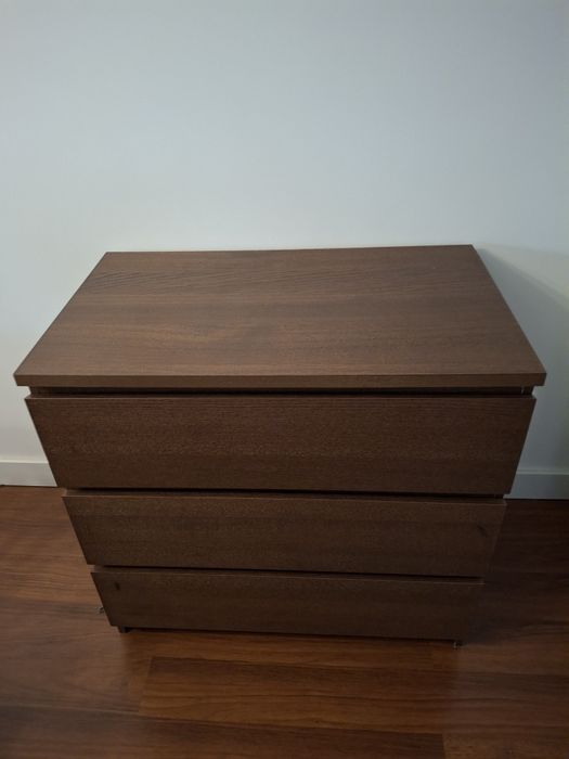 2 Comodas Malm 3 Gavetas ikea