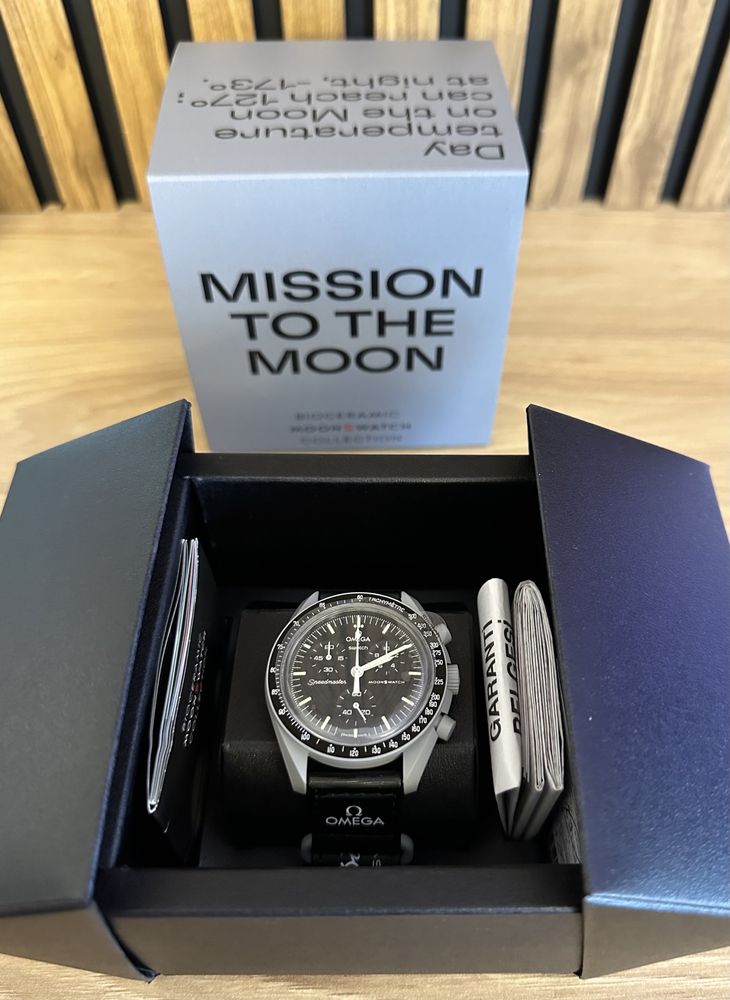 Нові Оригінал  OMEGA x SWATCH Moonswatch Mission to the Moon