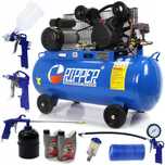 Kompresor Sprężarka 100L V 2 Tłoki MAR-POL + Zestaw