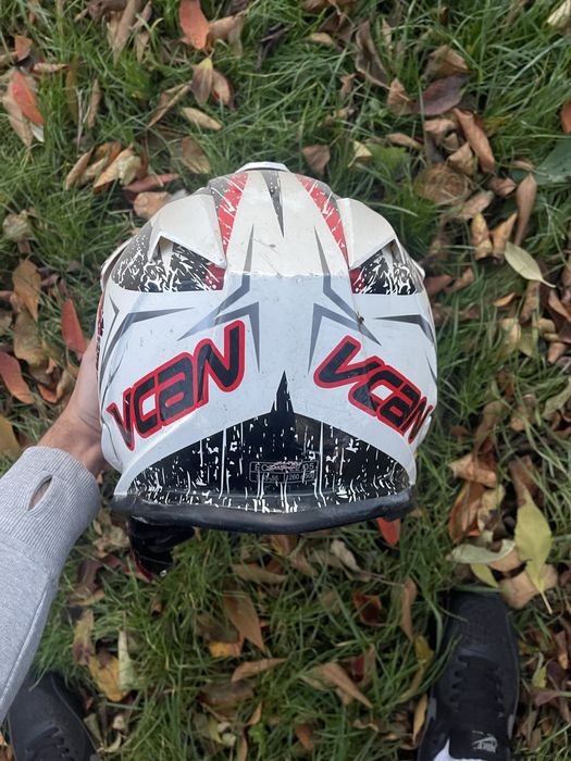 шлем мотокроссовый vcan v321