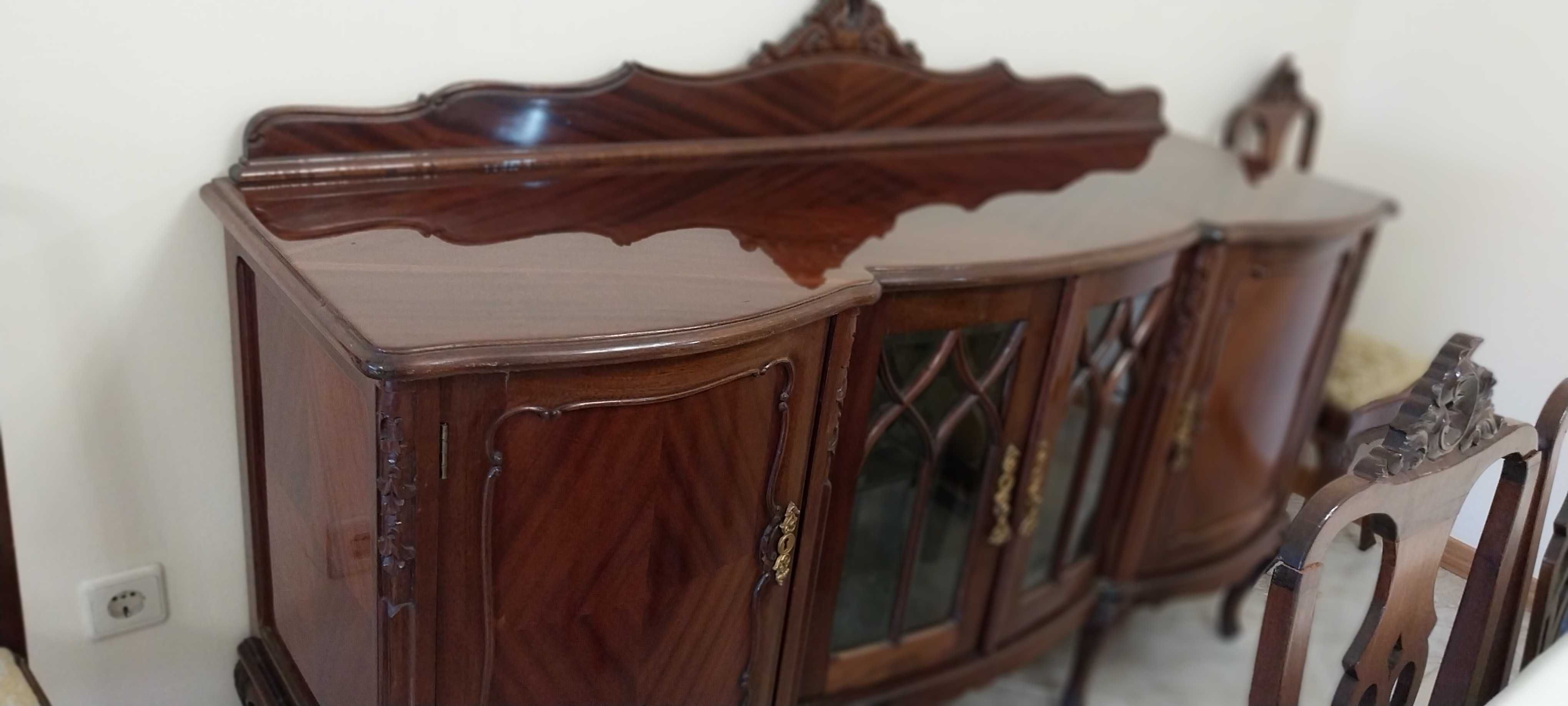 Mobília de sala de jantar vintage