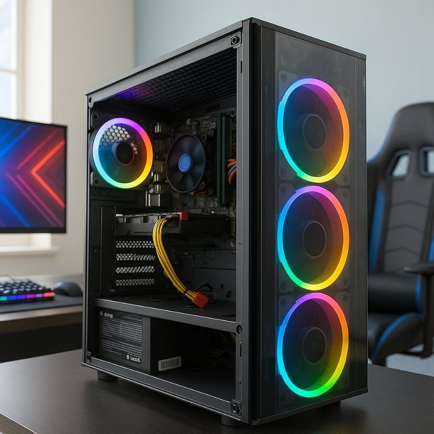 ZESTAW Komputer_Monitor _CORE i5, RX-580 8GB , 16GB, 512-SSD, WIN10