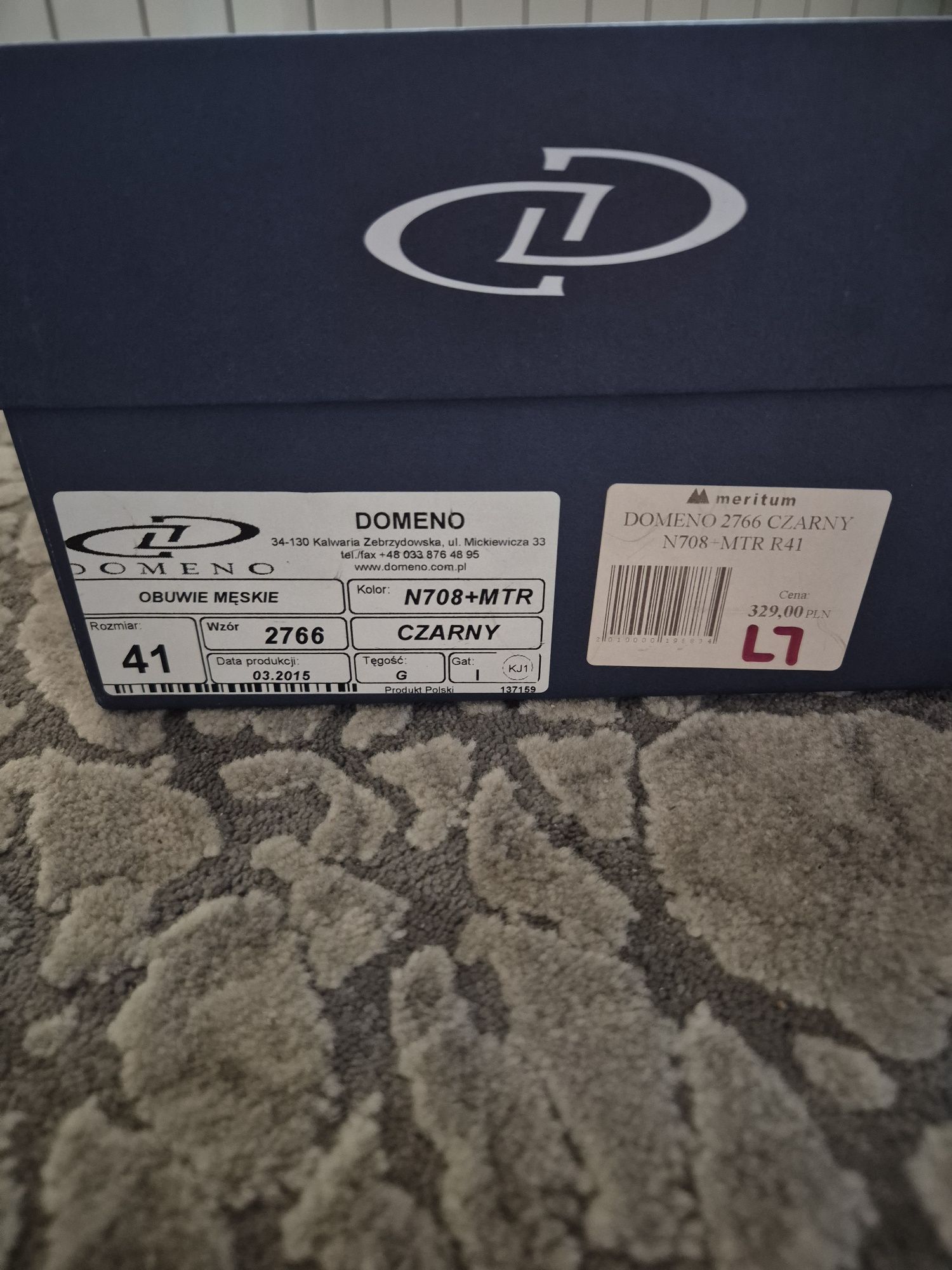 Buty skórzane Domeno 41