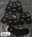 Skarpety meskie dlugie Nike 41-46 9pak  Czarme