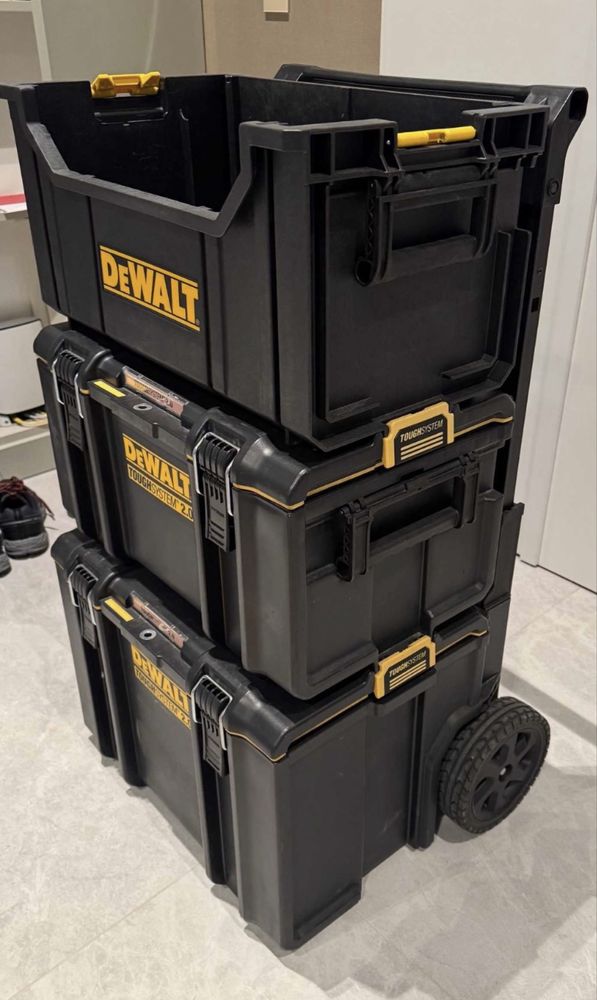 Skrzynie walizki kufry DeWalt ToughSytem2.0 bdb dodatki