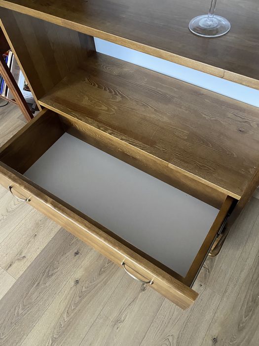 Piękny regał sosnowy kolor dąb 190x86x38 idealny stan