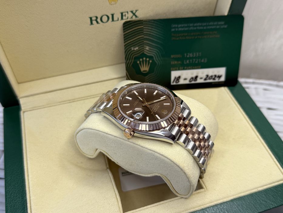 ROLEX Datejust 41mm Сталь золото