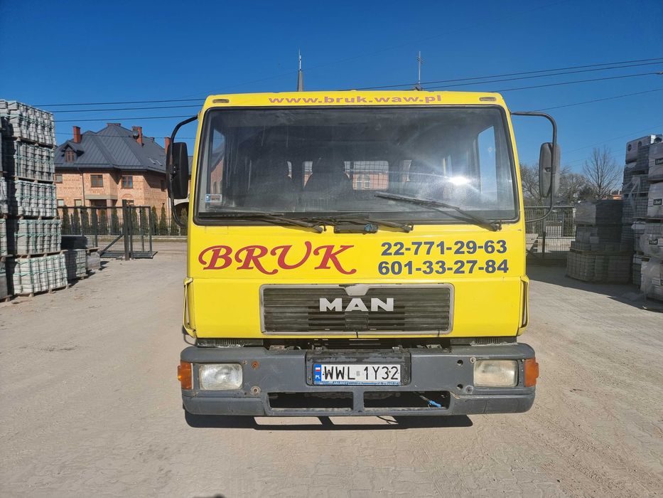 Man 8.163 Wywrotka KIPER Podwójna kabina. Po remoncie