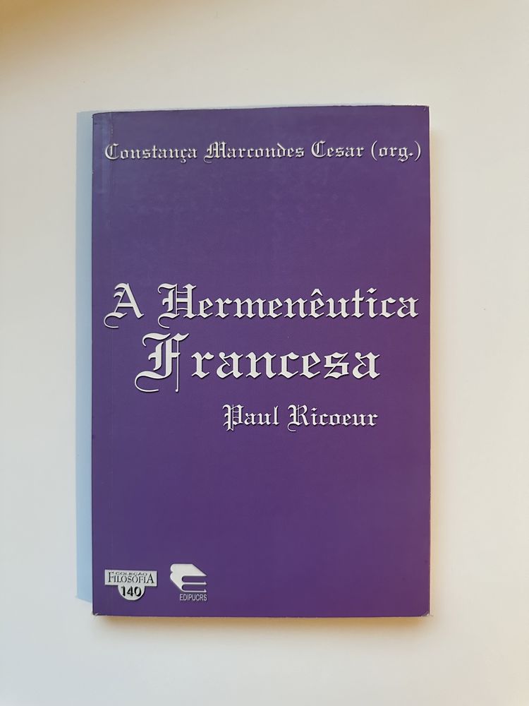 Livro a Hermenêutica Francesa