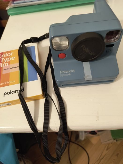 Камера Polaroid Now+ (gen2) Blue/Gray +1 касета, полярлоїд стан ідеалл