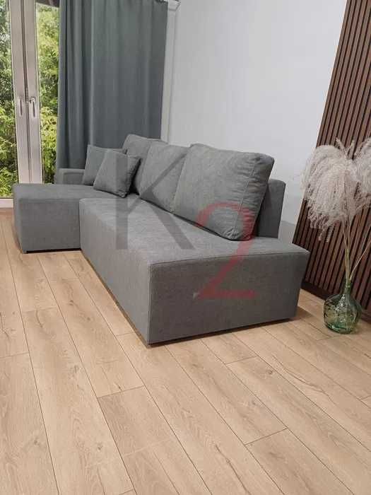 Narożnik Boguś Kanapa Sofa Rogówka Łóżko Pojemnik Bonell USB + GRATIS