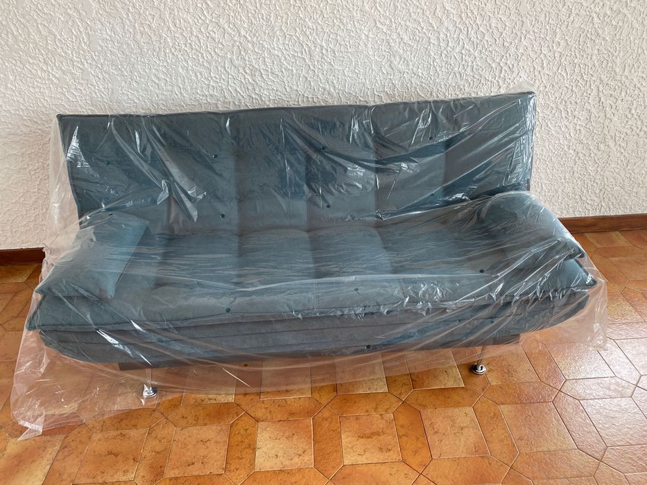 New blue Sofa bed