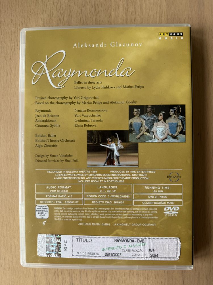 DVD “Raymonda”- Ballet
