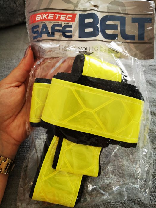 Pas/szelki na motor, rower, do biegania odblaskowy