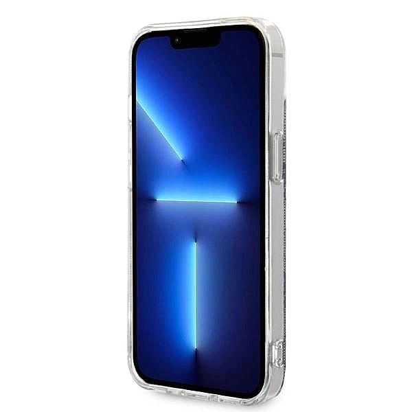 Etui Guess 4G Print MagSafe na iPhone 14 Plus + ładowarka indukcyjna -