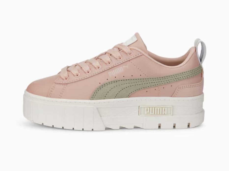 Кеди шкіряні Puma нові р.38,5-39,  пудрові
