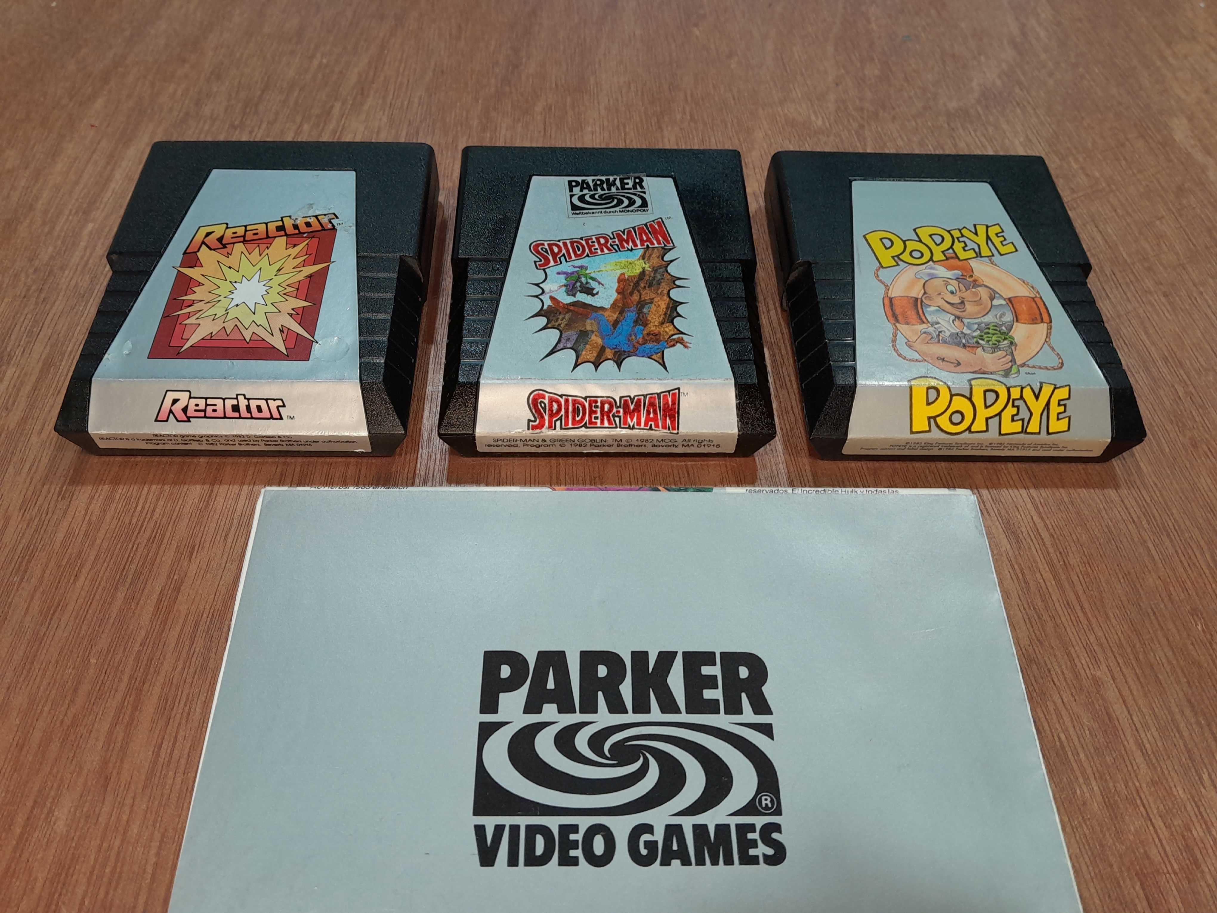 ATARI 2600 - Lote Parker Brothers - relativamente raros - TESTADOS