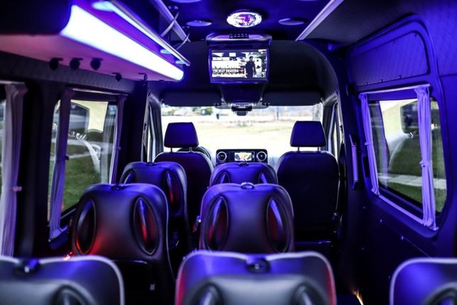 SPRINTER VIP 2020 Wypożyczalnia Busów Wynajem aut 9 osób bus vip