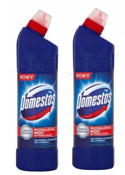 2 xDOMESTOS Płyn do WC toalet 1L Original