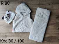Bezrękawnik z kocykiem r 80