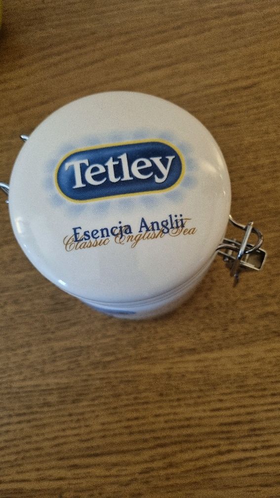 Pojemnik na herbatę Tetley kolekcjonerski