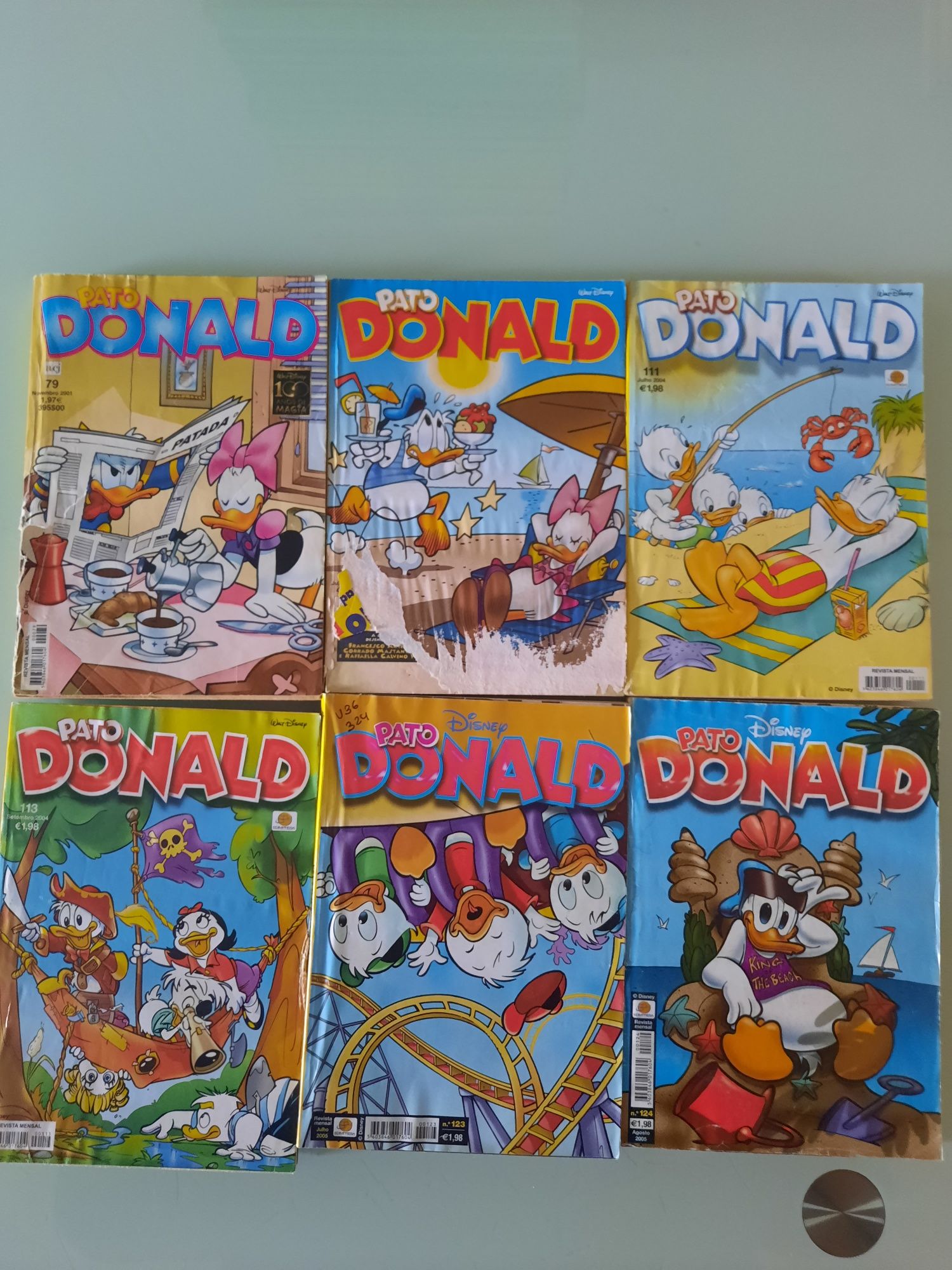 Vários livros de bd da Disney