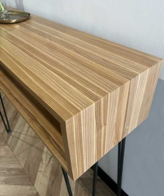 Konsola drewniana Celebes  80cm x 30cm x 91cm LITE DREWNO