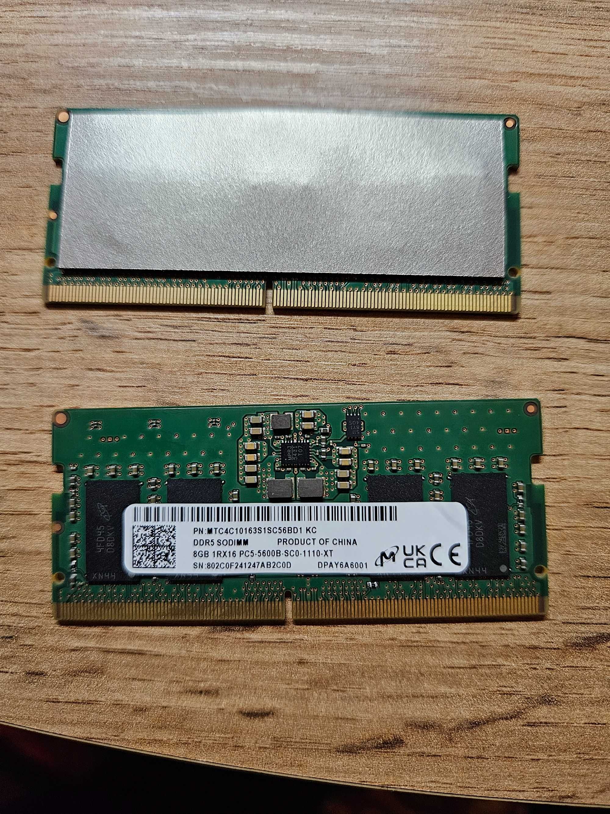 Модуль пам'яті DDR5 8GB 5600 MHz Micron