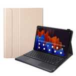 Złote Etui Bezprzewodowa Klawiatura Samsung Galaxy Tab S7 FE / S7 Plus