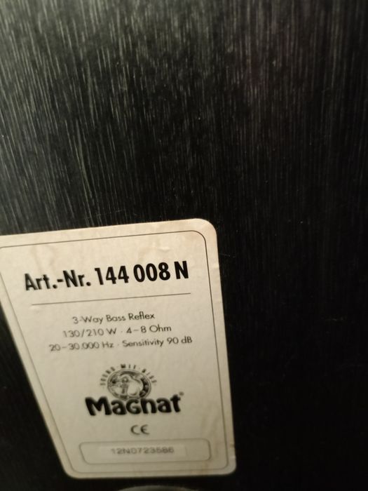 Kolumny magnat czarne