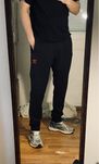 (М) Черные спортивные штаны ADIDAS ORIGINALS чорні спортивні штани