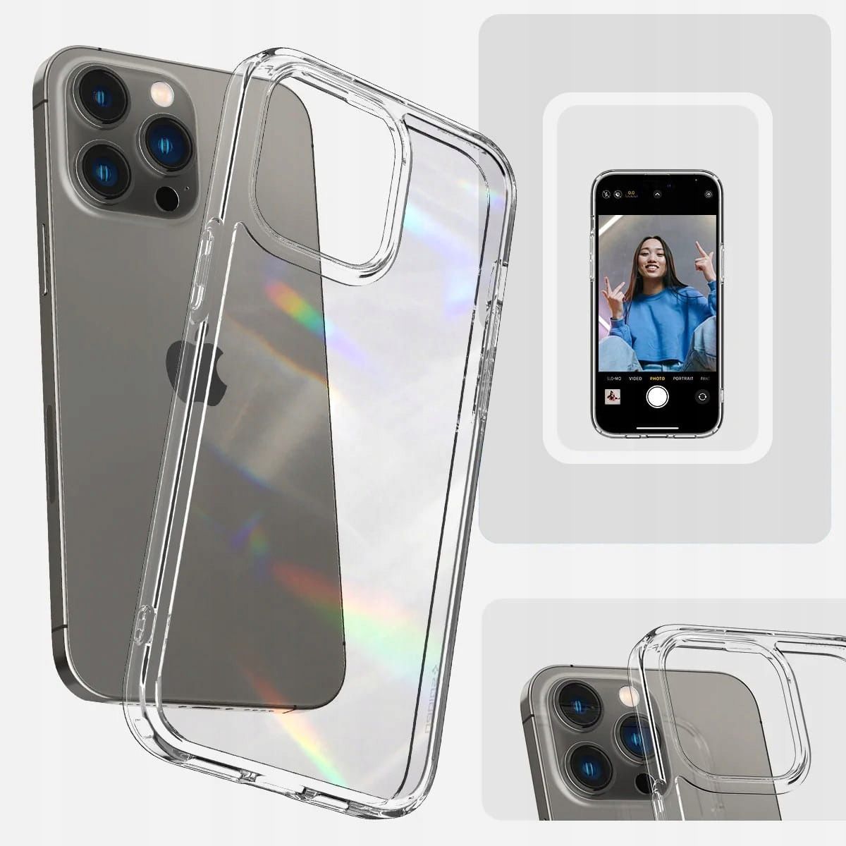 Etui Do Iphone 14 Pro Spigen Granatowe Case Obudowa Pokrowiec