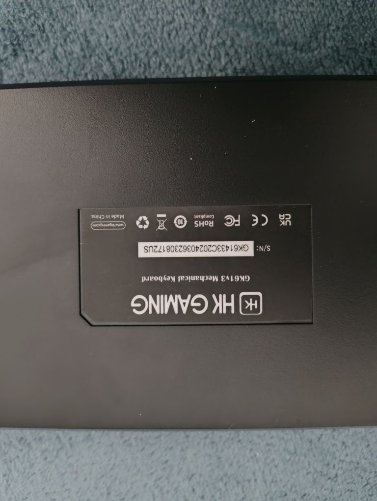 Klawiatura mechaniczna gamingowa GK61 v3 RGB