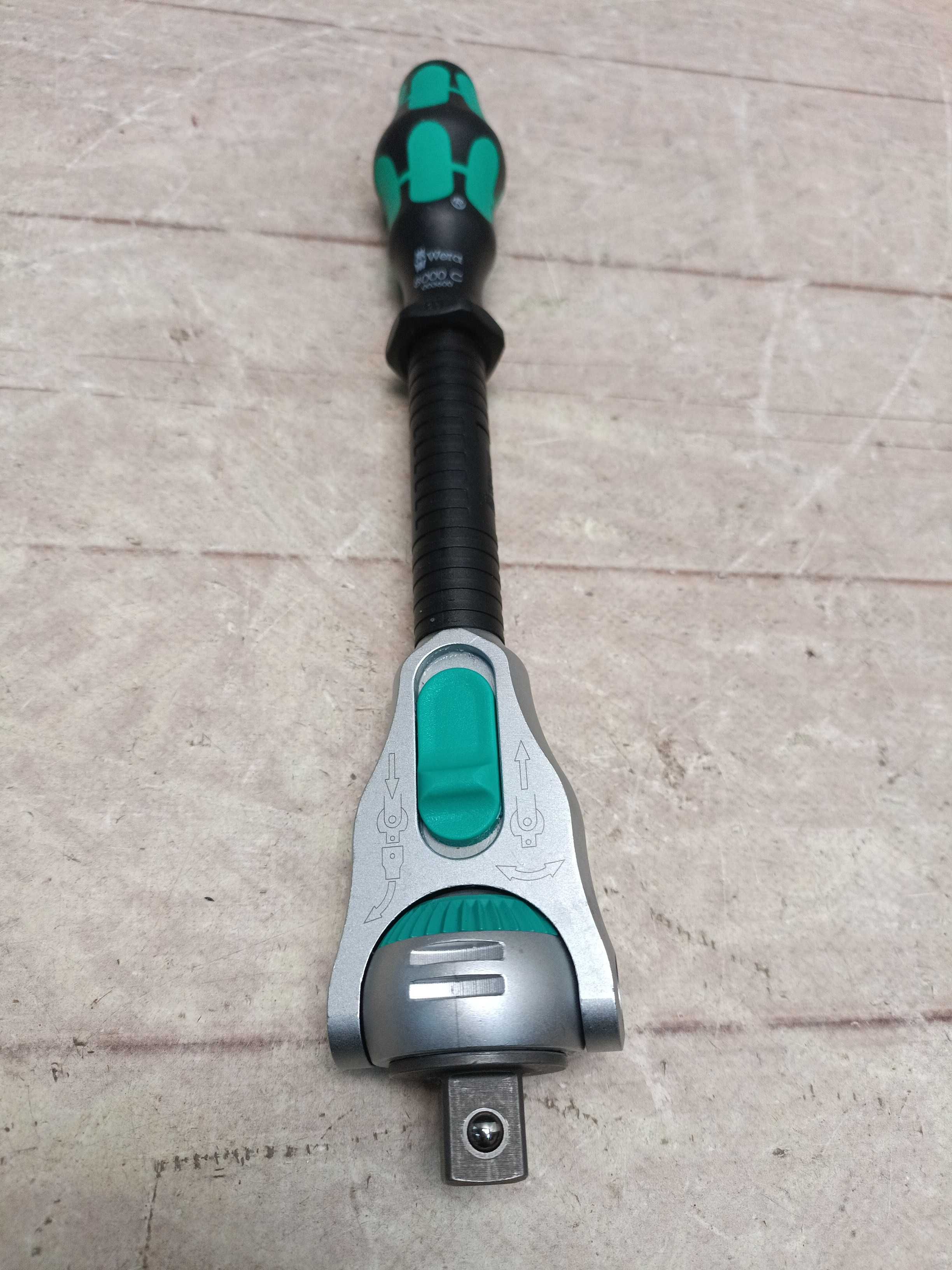 WERA Zyklop Speed ​​8000 C Sb тріскачка з поворотною головою, 1/2"